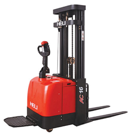 Transpaleta noua electrica cu catarg triplex, model CDD16-950